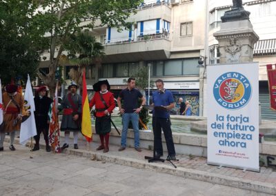 Acto Homenaje Miguel de Cervantes por Valentia Forum en Valencia