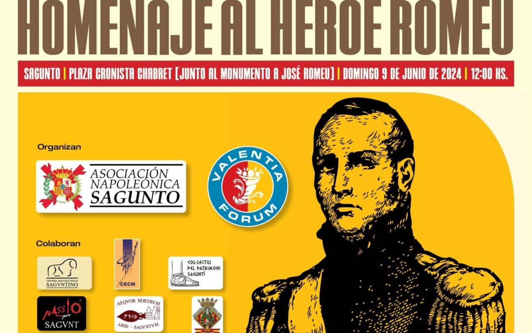 Homenaje al Héroe Romeu en Sagunto